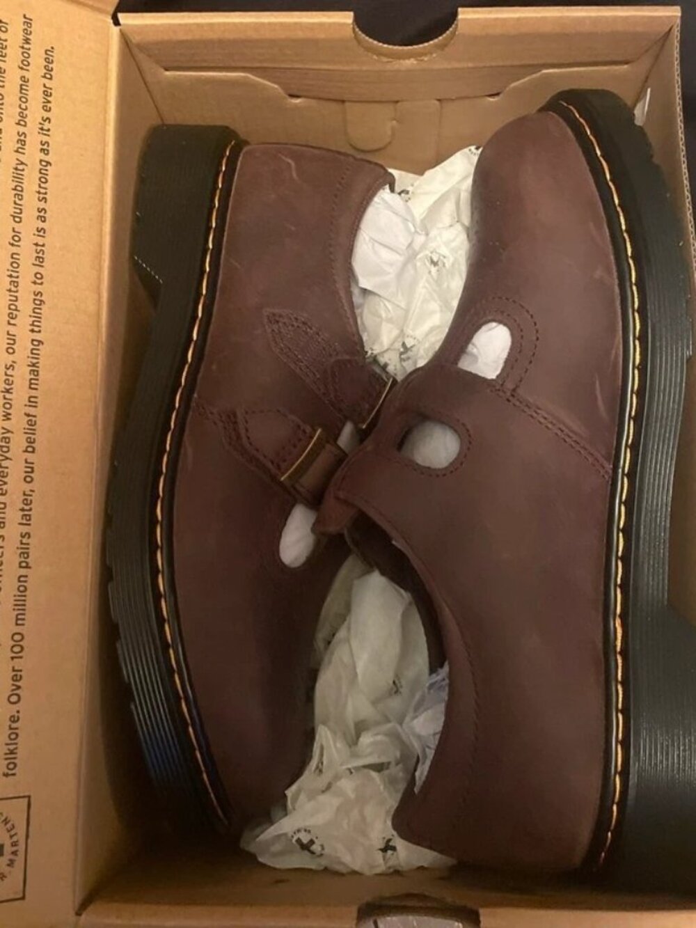 Brown Leather Mary Jane Shoes Women’s US 6